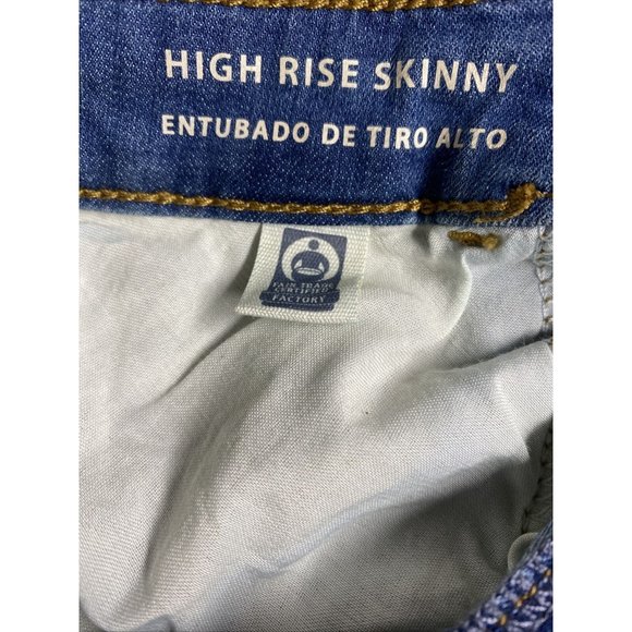 Universal Thread Womens Denim Jeans Pants 2/ 26 R Medium Wash High Rise Skinny - Picture 7 of 7